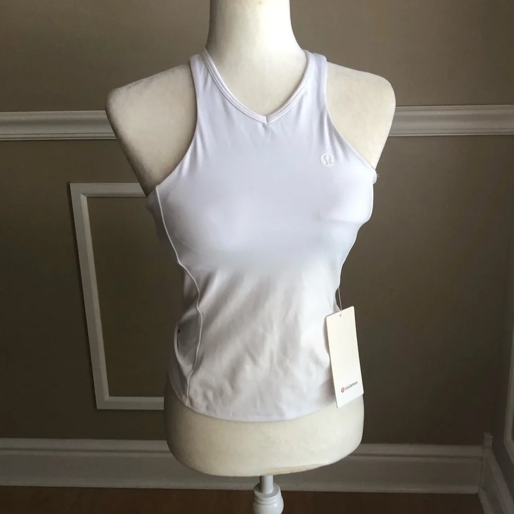 New Lululemon waist length V-neck tennis tank - Picture 7 of 13